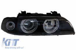 Angel Eyes Scheinwerfer für BMW 5er E39 Limousine Touring 96-03 nur Halogen-image-5995269