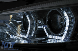 Angel Eyes Scheinwerfer LED TFL für BMW 3er F30 F31 10.2011-05.2015 Chrom-image-6100000
