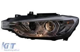 Angel Eyes Scheinwerfer LED TFL für BMW 3er F30 F31 10.2011-05.2015 Chrom-image-6100005