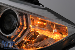 Angel Eyes Scheinwerfer LED TFL für BMW 3er F30 F31 10.2011-05.2015 Chrom-image-6100010