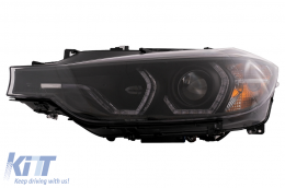 Angel Eyes Xenon fényszórók BMW 3 F30 F31 szedán Touring (10.2011-05.2015) fekete-image-6099496