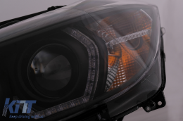 Angel Eyes Xenon-Scheinwerfer für BMW 3er F30 F31 Limousine Touring 10.2011-05.2015 Schwarz-image-6099497