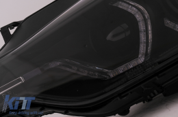 Angel Eyes Xenon-Scheinwerfer für BMW 3er F30 F31 Limousine Touring 10.2011-05.2015 Schwarz-image-6099498