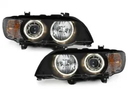 image-37-Ксенон Фарове Angel Eyes подходящи за BMW X5 E53 (09.1999-10.2003) Черен