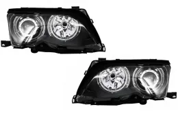 image-12-Фарове с Angel Eyes , подходящи за BMW 3 Series E46 (2001-2004) Черен Edition