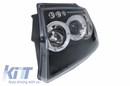 Фарове Angel Eyes подходящи за Jeep Grand Cherokee (1999-2004) Черен-image-6041735