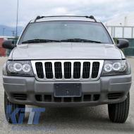 Фарове Angel Eyes подходящи за Jeep Grand Cherokee (1999-2004) Черен-image-6041741