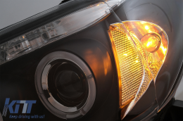 Двойни Фарове с Angel Eyes , подходящи за Toyota Hilux (2005-2011) Черен-image-6079481