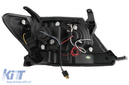 Двойни Фарове с Angel Eyes , подходящи за Toyota Hilux (2005-2011) Черен-image-6079493