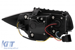 Фарове с Angel Eyes подходящи за BMW 1 Series E81 E82 E87 E88 (2004-2011) Черен-image-6088645