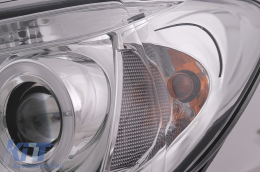 Двойни Фарове с Angel Eyes , подходящи за Toyota Hilux (2005-2011) Хром-image-6095772