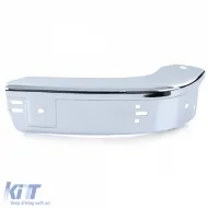 Angolo destro del paraurti anteriore cromato adatto per BMW Serie 3 E30 82-87-image-6206567