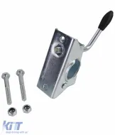 Anhänger-Jockeyrad 150KG Ø48mm inkl. Montageschrauben mit Klemmhalter-image-6192553
