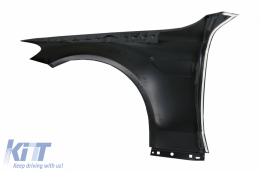 Anteriore cappuccio cofano per Mercedes C W205 S205 C205 A205 14-20 C63 Look Parafanghi anteriori-image-6070495