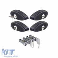 Anti-theft Key Locks suitable for Roof Bars CRUZ Airo 932-047 Set of 4 Pieces with 2 Keys