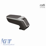 Armrest Armster 2 suitable for Citroen C3 Picasso 2009-2017 Silver Color Without Pocket