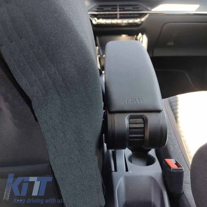 Armrest Armster OE1 suitable for Citroen C4 Spacetourer 2019+ Without Original Elbowrest Black Color