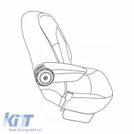 Armrest Armster OE1 suitable for Hyundai I20 2020+ without original elbowrest, black color-image-6301935