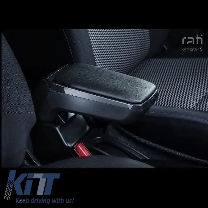 Armrest Armster S suitable for Ford Focus 2018+ (+USB+Aux Extension Cable) Black Color