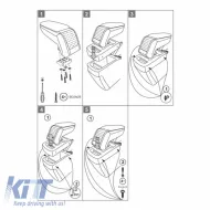 Armrest Armster S suitable for Kia Ceed 2006-2012 Black Color-image-6305937