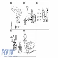 Armrest Armster S suitable for Lada Granta 2013-2018 / Kalina 2006-2018 Black Color-image-6305948