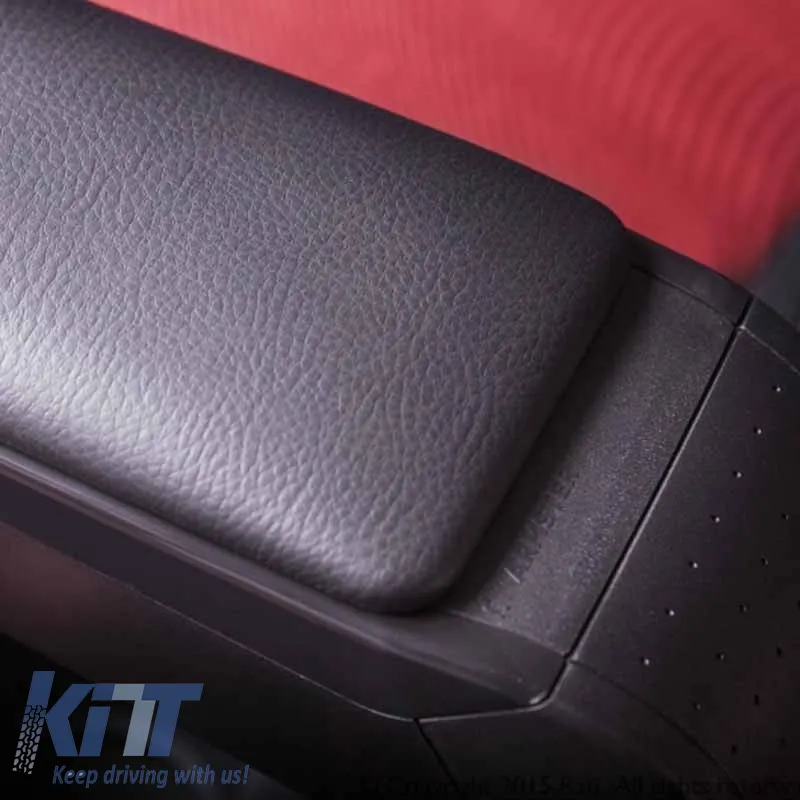 Armrest Armster S suitable for Seat Leon 4 (KL1/KL8) 2020+ (+12V Extension Cable) Black Color