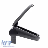 Armrest suitable for VW Golf IV (4) 98-04 / Bora / New Beetle / Passat 3B/3BG / Skoda Octavia 97-04 Original Look Black 1 pc-image-6299434