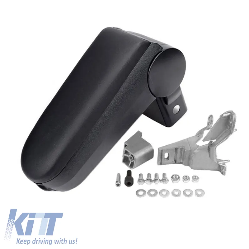 Armrest suitable for VW Golf IV (4) 98-04 / Bora / New Beetle / Passat 3B/3BG / Skoda Octavia 97-04 Original Look Black 1 pc
