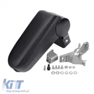 Armrest suitable for VW Golf IV (4) 98-04 / Bora / New Beetle / Passat 3B/3BG / Skoda Octavia 97-04 Original Look Black 1 pc-image-6299436