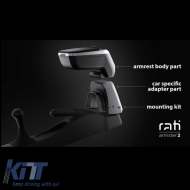 Armster 2 kartámasz Citroen C3 Picasso 2009-2017 ezüst színű, zseb nélkül-image-6296093
