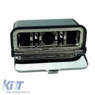 Ashtray Black / Chrome 9 x 4 x 4cm-image-6303584