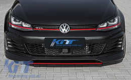 Assembly Headlights 3D LED Turn Light DRL with Grille suitable for VW Golf 7 VII (2012-2017) RED R20 GTI Look-image-5990744