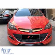 image-8-Astra J Rieger Model Front Lip Raw Surface Vacuum Plastic / 2011-2020