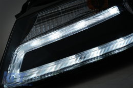 Audi A4 B8 8K 08-11 LED Első helyzetjelzős lámpák Facelift Light Bar Xenon Design-image-6008464