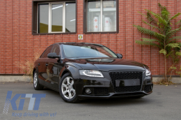 Audi A4 B8 8K 08-11 LED Első helyzetjelzős lámpák Facelift Light Bar Xenon Design-image-6064031