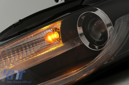 Audi A4 B8 8K 08-11 LED Első helyzetjelzős lámpák Facelift Light Bar Xenon Design-image-6074786