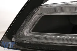 Audi A4 B8 8K 08-11 LED fényszóró helyzetjelzővel Facelift Light Bar Xenon Design-image-6074790