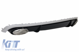 Audi A7 4G (2010-2014) Hátsó Lökhárító Valance diffuzor &Kipufogó Végek RS7 Design-image-6020837