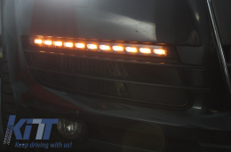 Audi Q7 4L (2006-2009) LED DRL helyzetjelző + irányjelző OEM facelift design-image-5988211