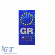 image-20-Aufkleber Mark GR-Griechische Flagge 4 x 9cm 1 Stück 24550