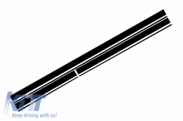 Aufkleber Oberer, höher Dachheckklappe Matt-schwarz für Mercedes C205 A205 2014+--image-6036480