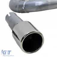 Auspuff-Endrohr Duplex 440 Look Umrüstung geeignet für 4er Serie BMW F32 F33 F36 425 428 430-image-6205545