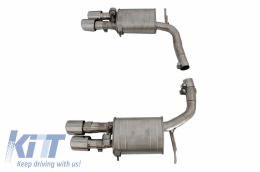 Auspuff für VW Passat CC 12-17 Turbo 4 Zylinder Benzin 2.0 TFSI EA888 Ventil--image-6045318