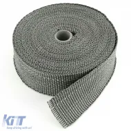 Auspuff Hitzeschutzband Thermoband Titan bis 900°C  50mmx2mm 15Meter-image-6257135