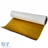Auspuff Hitzeschutzmatte, selbstklebend, aus Aluminium-Keramik, gold, 1,8mm, 50cmx50cm, 500°C-image-6201229