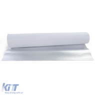 Auspuff Thermo Hitzeschutzmatte, selbstklebend, aus Aluminium-Keramik, 1,5mm, 50x100cm, 500°C-image-6199126