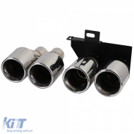 Auspuffendrohr-Konversion zu Duplex, geeignet für BMW F10 F11 520 523 525 528 530-image-6209657