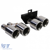 Auspuffendrohr-Konversion zu Duplex, geeignet für BMW F10 F11 520 523 525 528 530-image-6209658