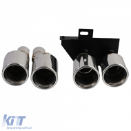 Auspuffendrohr-Konversion zu Duplex, geeignet für BMW F10 F11 520 523 525 528 530-image-6209659