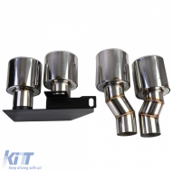 Auspuffendrohr-Konversion zu Duplex, geeignet für BMW F10 F11 520 523 525 528 530-image-6209662